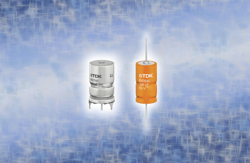 TDK OFFERS HYBRID POLYMER CAPACITORS WITH CONSIDERABLY ENHANCED RIPPLE CURRENT CAPABILITY